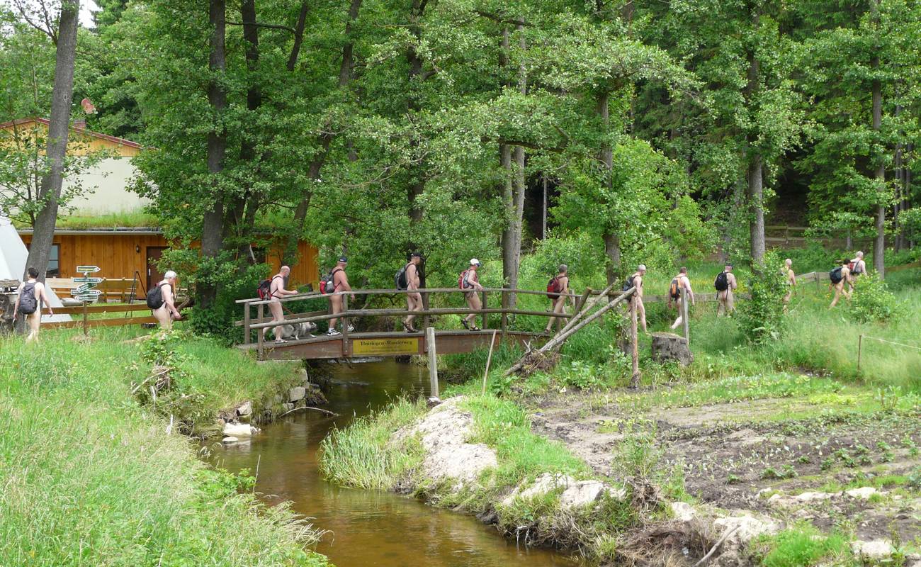 Die Brücke gehört zum »Thüringen Wanderweg« <i>Foto: Panasonic DMC-FZ18</i>