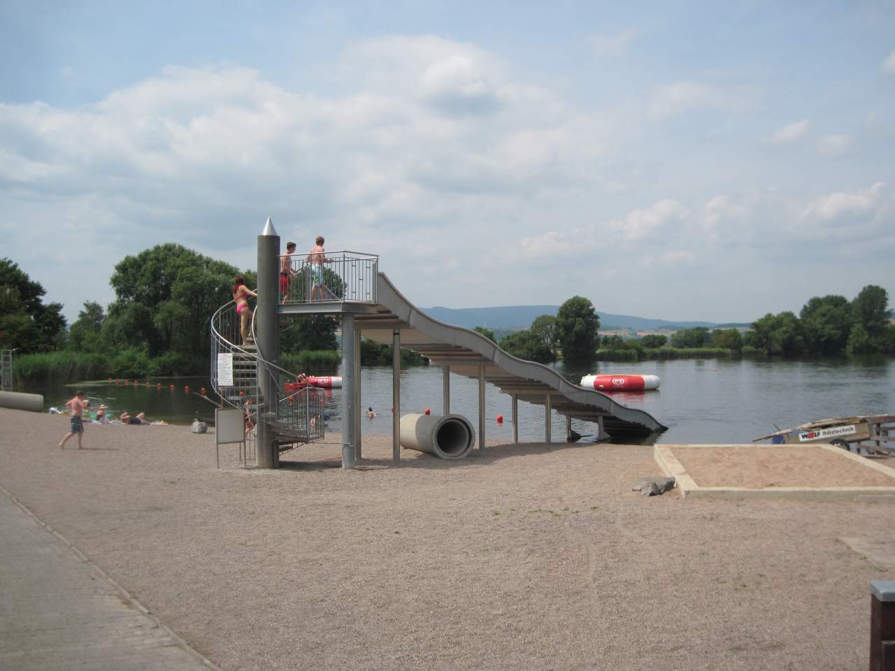 See mit Rutsche