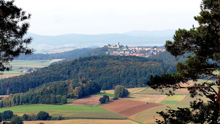 Burg Mellnau von der Stirnhelle aus
