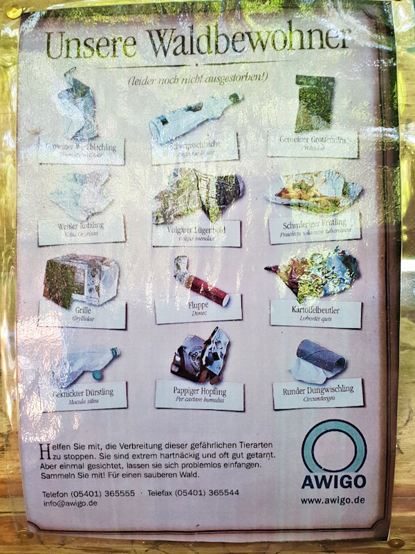 Jul 19: Infos über Waldbewohner