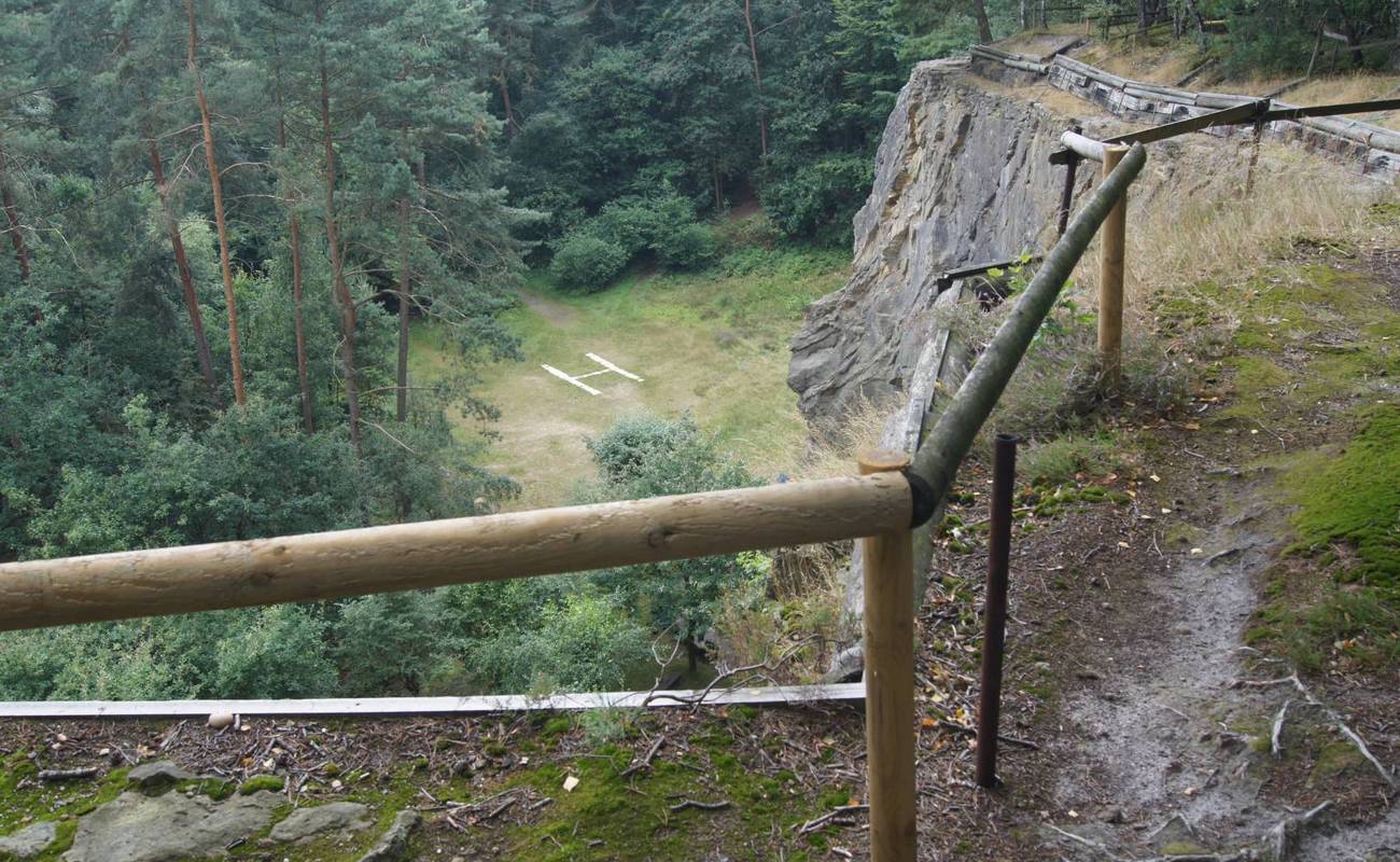 Für VIPs wurde sogar ein Hubschrauberlandeplatz in der Nähe eingerichtet. Foto: Friedhelm