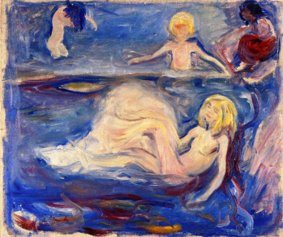 Badende Kinder, ca. 1898. Public Domain. Öl auf Leinwand. Edvard Munch, *1863 †1944. Munch Museum Badende Kinder, ca. 1898. Public Domain. Öl auf Leinwand. Edvard Munch, *1863 †1944. Munch Museum