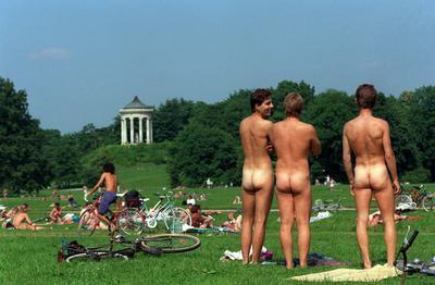 Englischer Garten in München. Public Domain